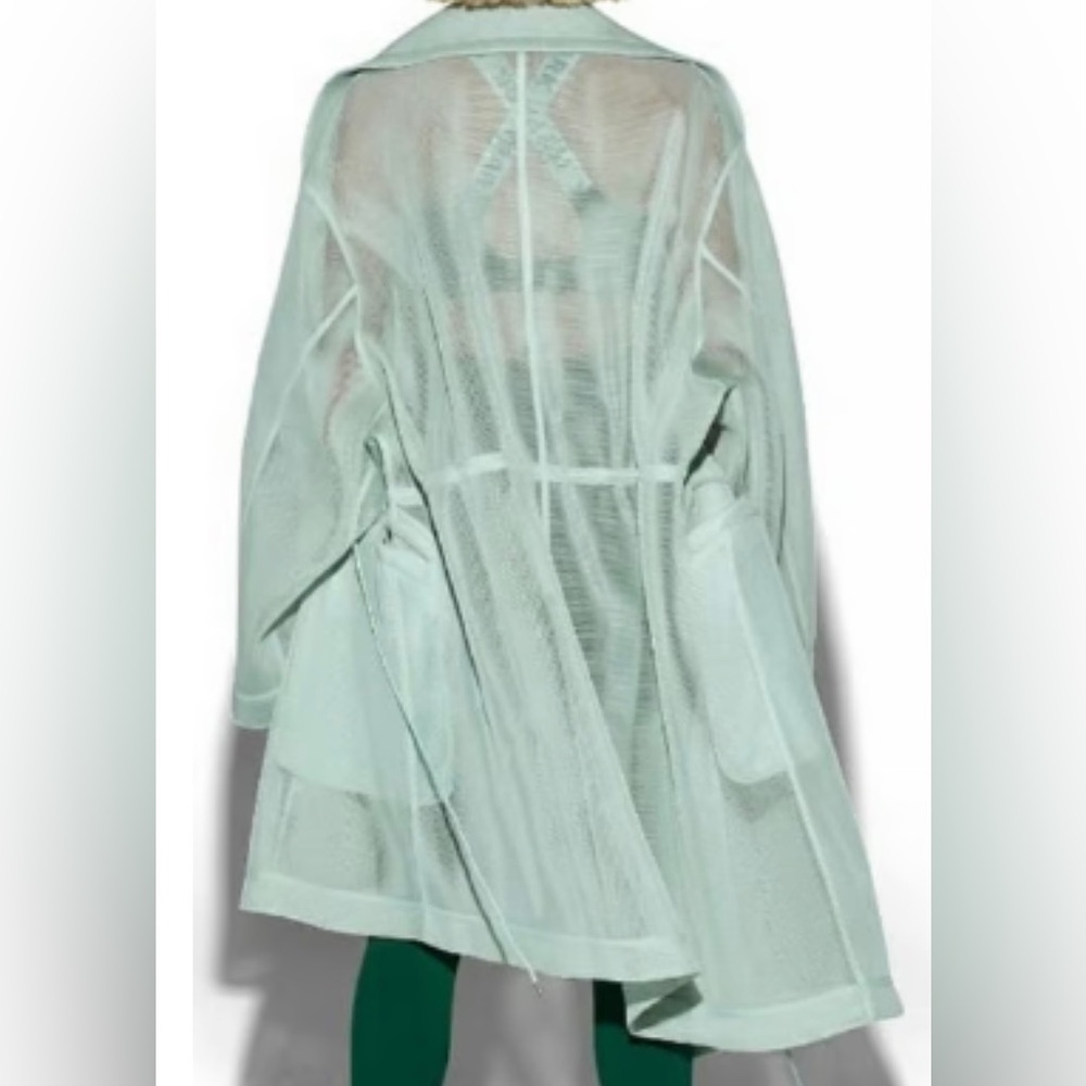 Adidas / Ivy Park Green Tint Mesh Jacket - Picture 3 of 16